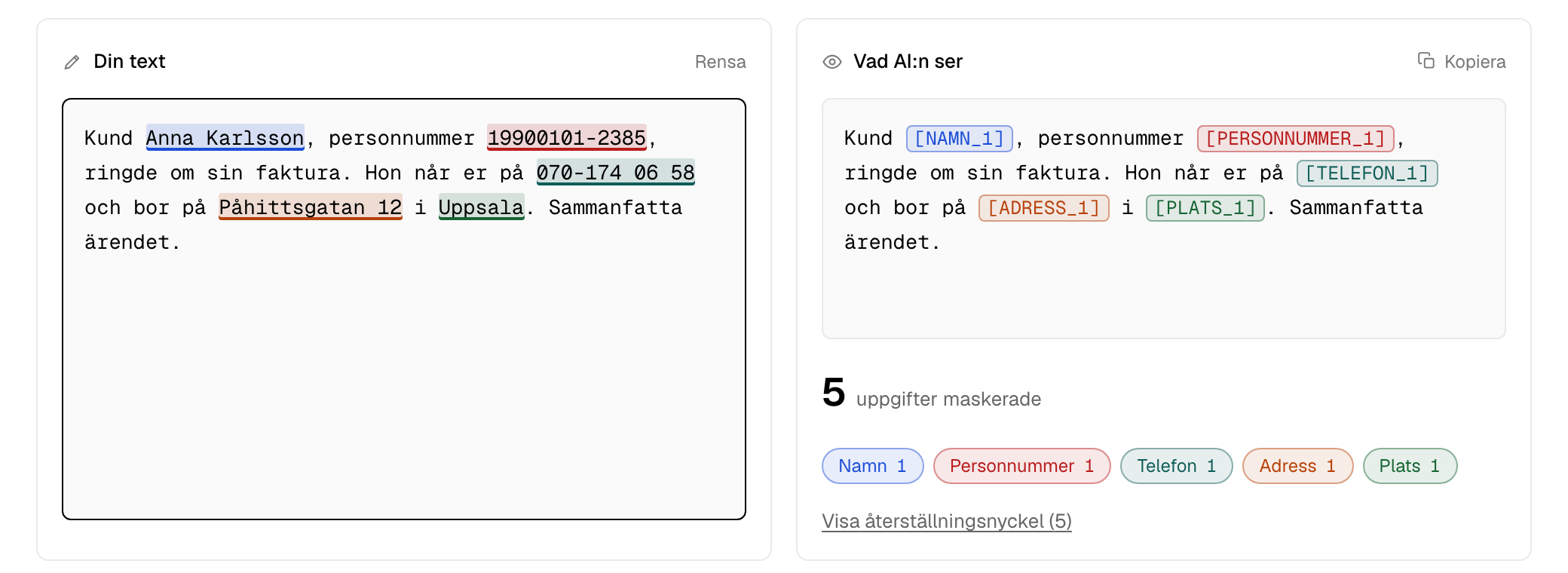 Maskera screenshot